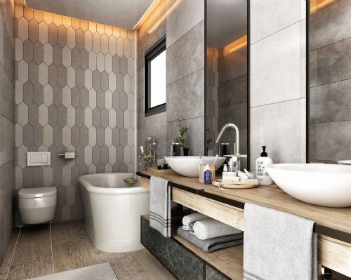 İkiz 1.Kat Ortak Banyo