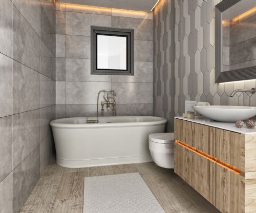 İkiz Zemin Ortak Banyo
